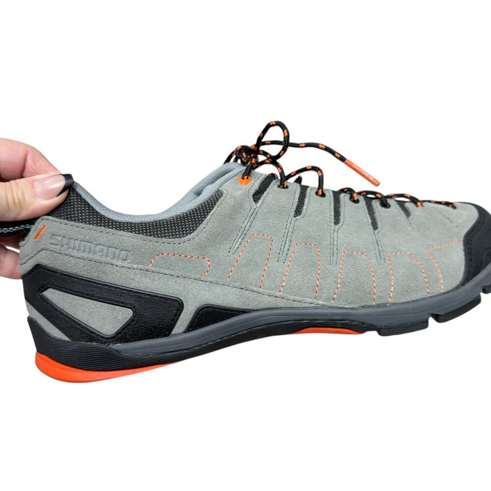 Shimano SH-CT80 Leather 2 Bolt Lace Up Cycling Shoe men's size 11.2 - Picture 5 of 10